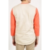 Longsleeve Vans Cajon Living Coral / Beige (miniatura)